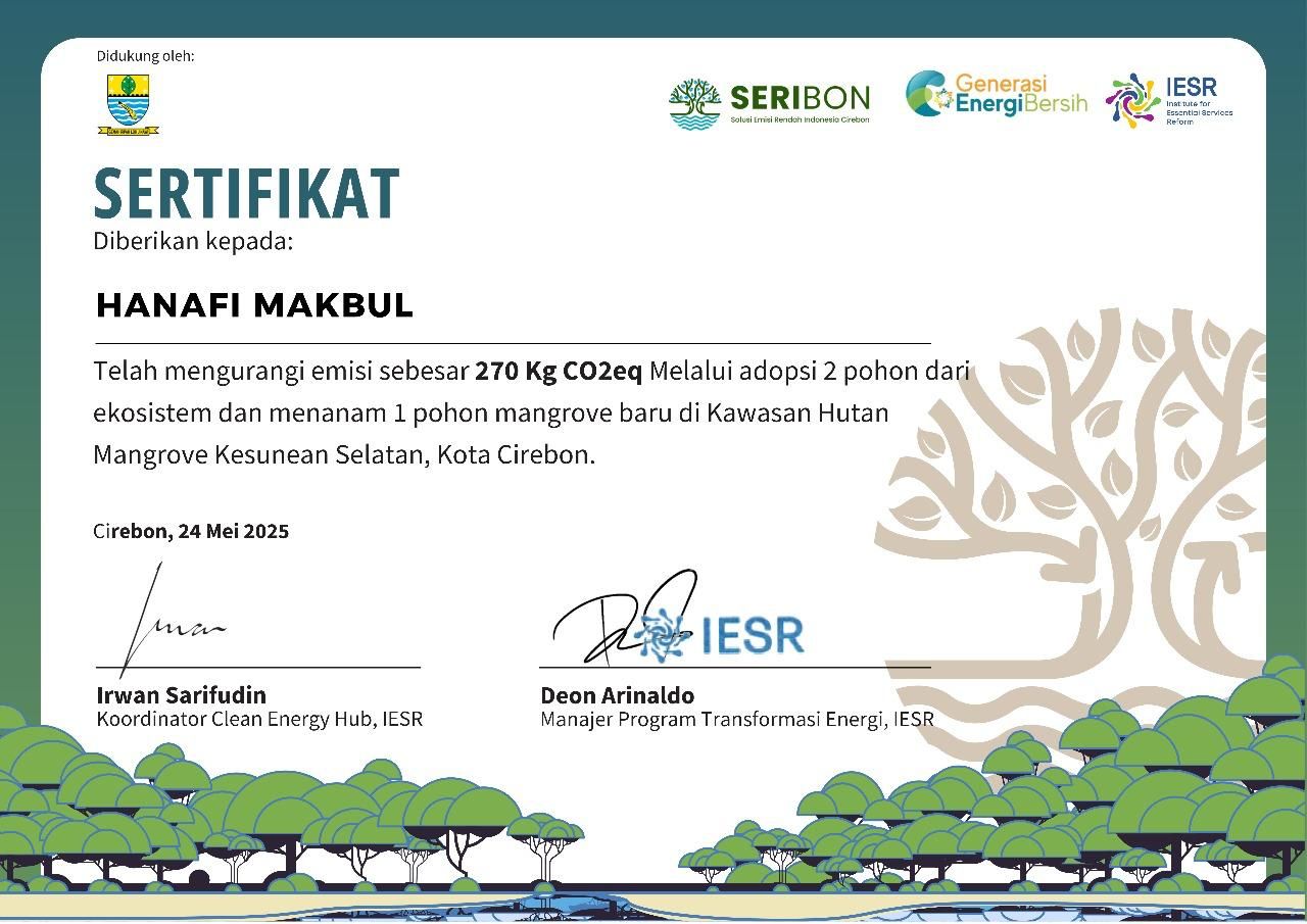 Kawasan Hutan Mangrove Kesunean Selatan, Kota Cirebon