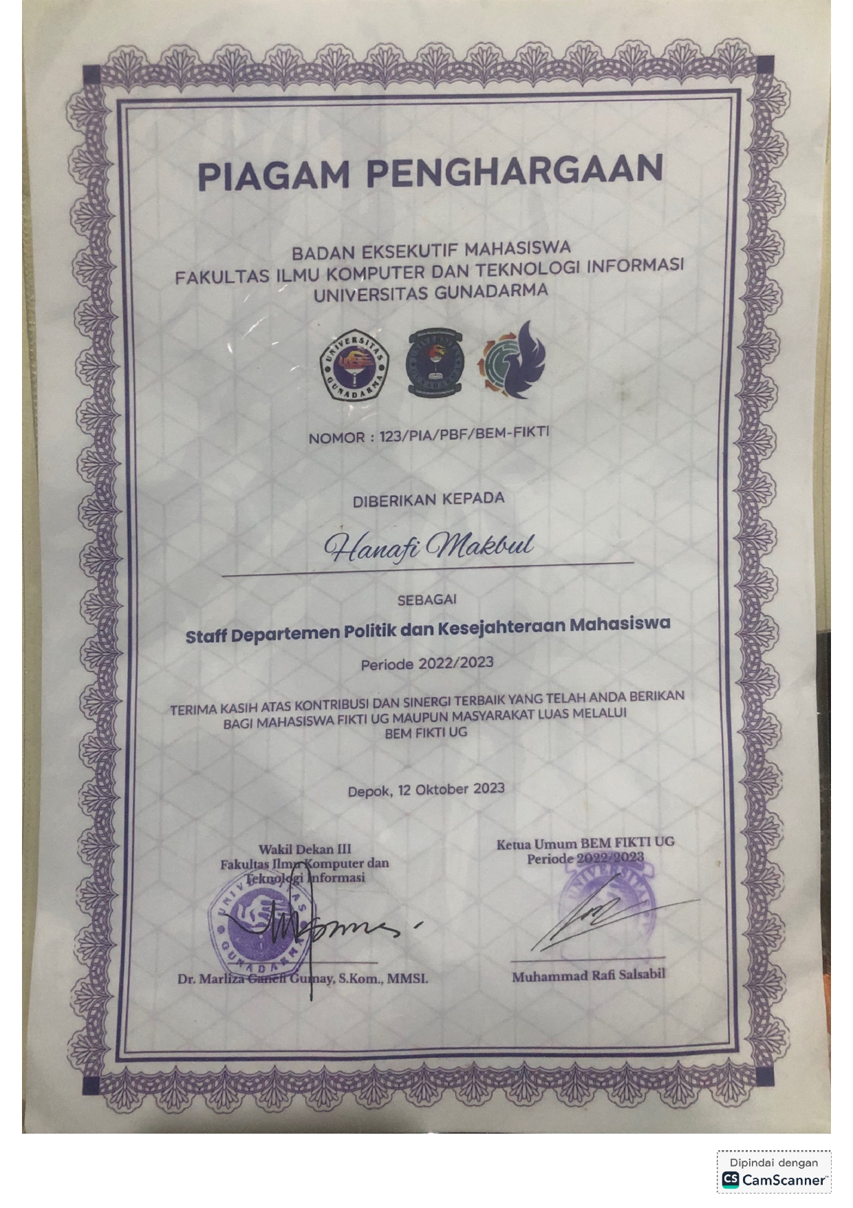 BEM FIKTI